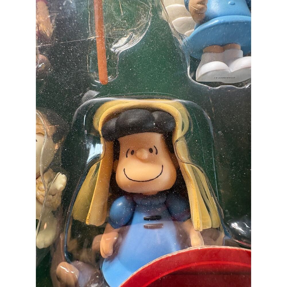 Peanuts Christmas Mini Nativity Pageant Set of 9 NIB - Picture 9 of 16
